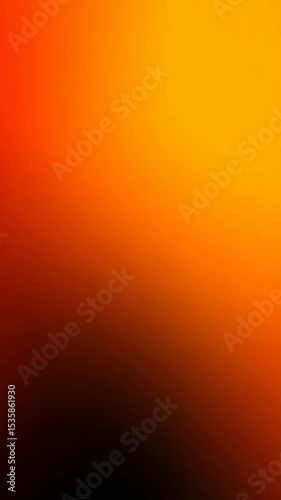Dark Orange Autumn Halloween Smooth Gradient Background With Seasonal Fall Mood, Warm Tones, Spooky Atmosphere and Abstract Texture for Poster, Party Invitation, Seasonal Banner, Vertical Video