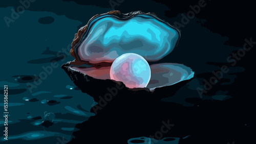 Oyster with pearl