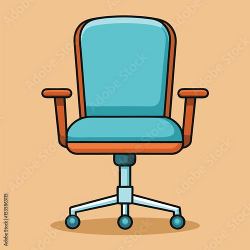 armchair isolated on white background