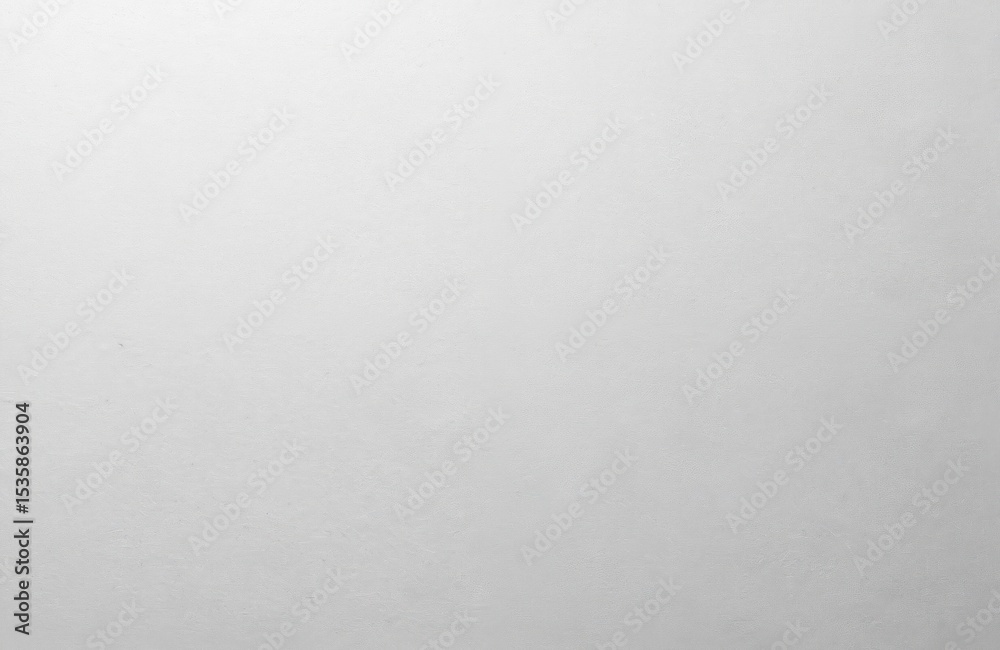Fototapeta premium Plain white paper texture. Blank canvas, rough surface with subtle variations. Minimalist background for design, copy space. Perfect for text, presentations, websites, print or any project.