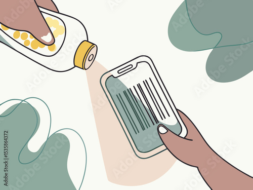 Scanning groceries with a smartphone app, for quick and easy checkout