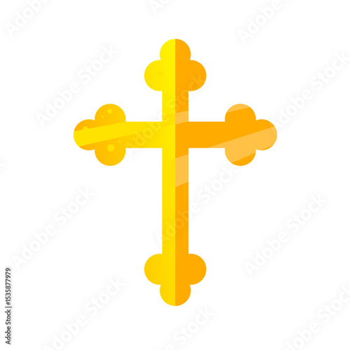 Christian Cross – Vector Illustration