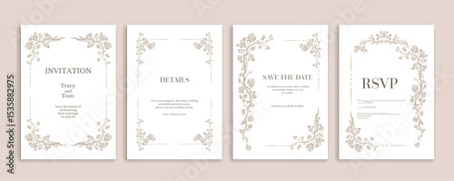 Elegant wedding set