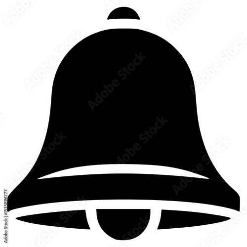 Bell icon design suitable for notifications and alerts