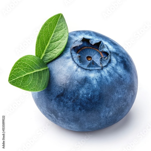blueberries isolated on white background