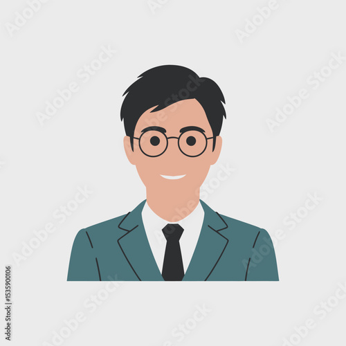 Metaverse avatar icon vector, Digital user icon