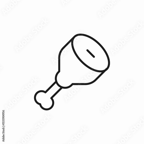meat food icon sign vector