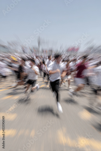 camera blast at intersection live focusing on shocked expressions of bystanders