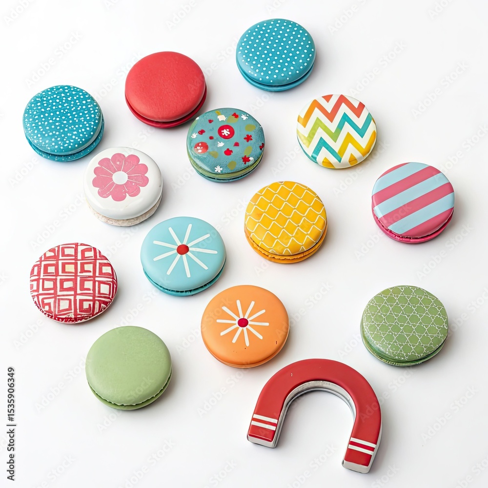 Fototapeta premium set of easter eggs