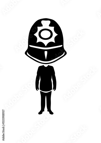 bobby gendarme anglais bobbys casque