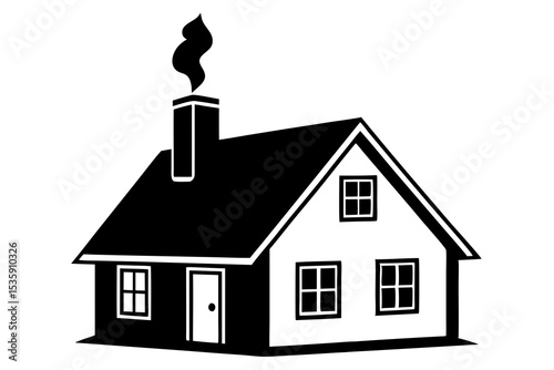 Charming House with Chimney – Cozy Home Design & Architecture Inspiration