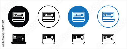 set of colored pixel perfect Online help icon 2, 1 silhouette, 1 unexpanded, Laptop and question mark, used for digital support or guidance.