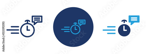 set of colored pixel perfect Quick response icon 1, 1 silhouette, 1 unexpanded, Fast communication icon for immediate or quick response.