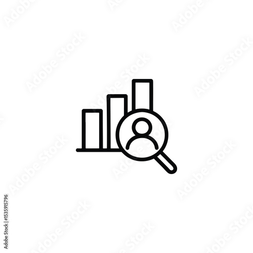 HR Analytics Bar Chart Icon