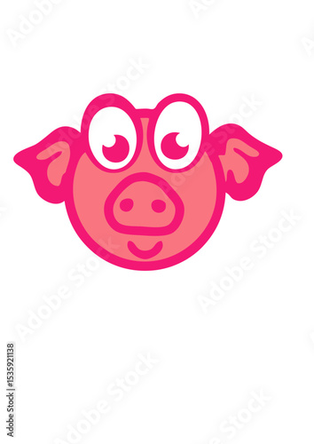 cochon rigolo personnage cartoon