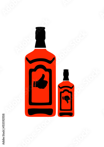 double bouteille whisky alcool aime