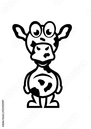 vache rigolo personnage cartoon