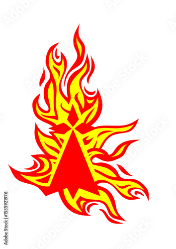 hermine bretonne flamme feu bretagne symbole