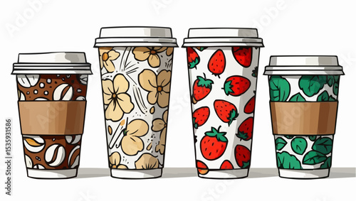 coffee cup vector illustration