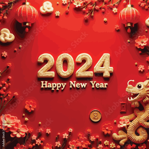 Celebrate a Joyful Lunar New Year Day with Festive Decorations, Traditional Symbols, Red Envelopes, and Fireworks – A Perfect Post to Share Happiness, Prosperity, and Cultural Greetings Worldwide

