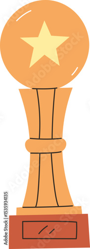 Trophy with Star Emblem