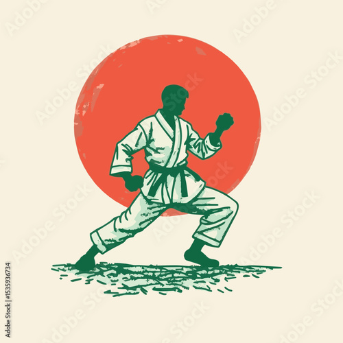 Dynamic Vector Cartoon Illustration Featuring Warriors and Soldiers in Action – Karate, Taekwondo, Baseball Players Engaged in Sport and Fight Scenes with Energetic Sketch Style Art

