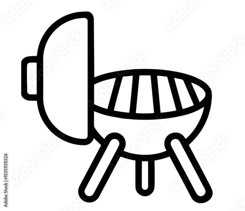Barbecue Grill for Summer Meat Roasting Outdoor Cooking Equipment

