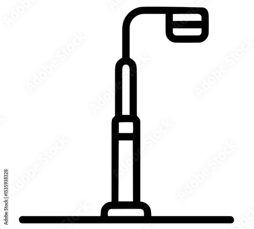 Street Lamp Modern Outdoor Lighting Pole