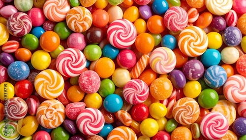 A Colorful Candy Background