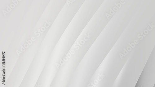 elegant white background with abstract moving surface - seamless looping 