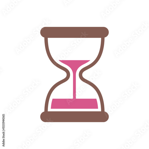 Hourglass with Flowing Sand