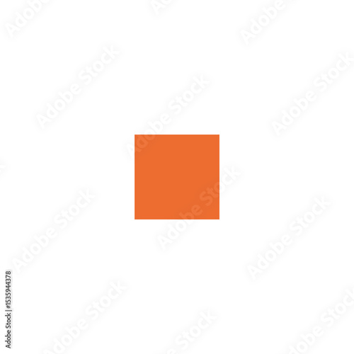 White Medium Small Square