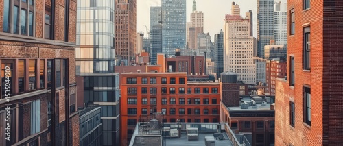 panorama of the city 