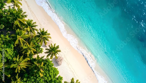 Aerial view of tropical beach (1)