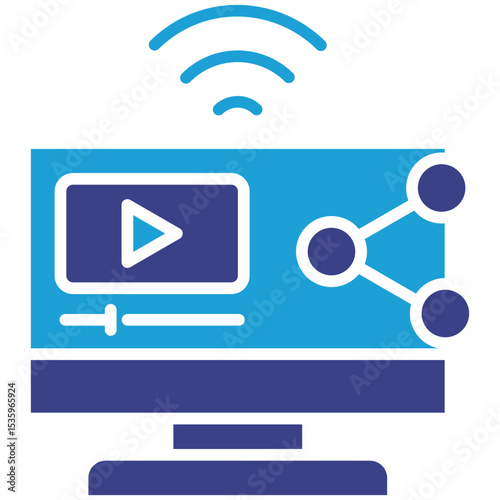 Video Sharing Icon