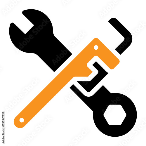 pipe wrench icon