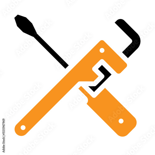 pipe wrench icon