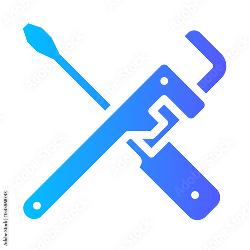 pipe wrench icon