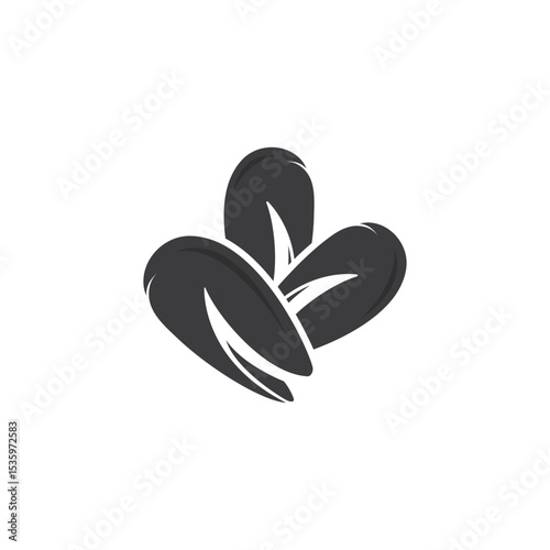 pistachios nut  logo vector icon illustration