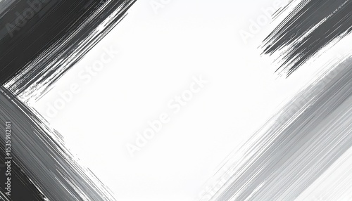 Grey brush strokes with white space - suitable for professional presentations