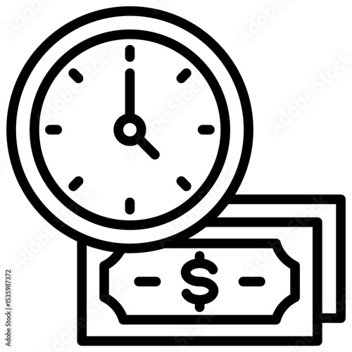 Time Is Money Icon