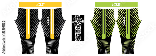 leggings pants vector for Gym...