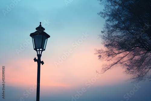 old street lamp
