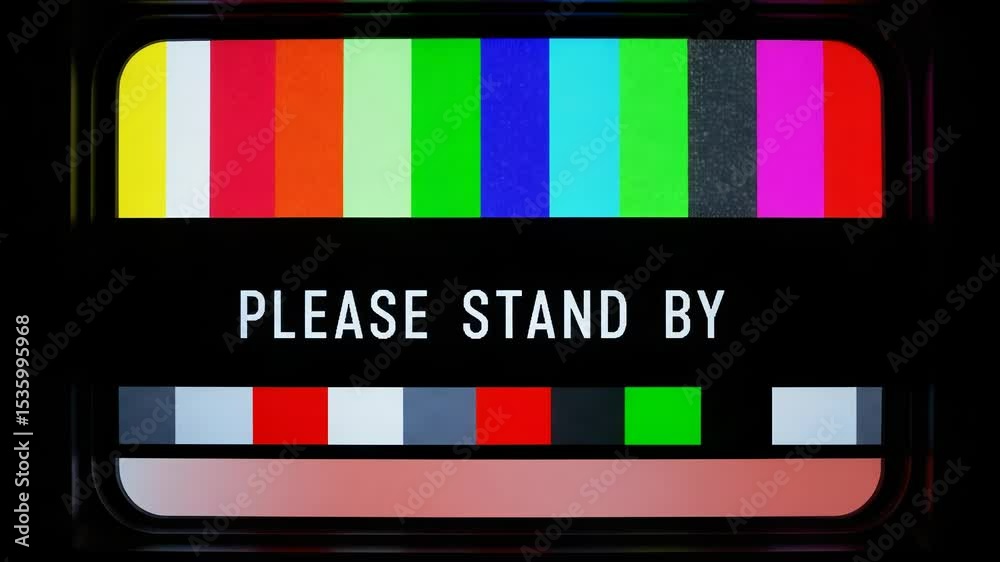 Please Stand By: Retro Television Test Pattern