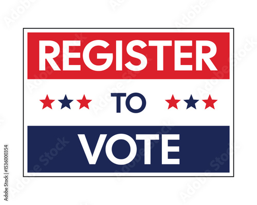 Download Register to Vote Sign – Printable Civic Engagement Notice for Election Participation and Voter Awareness