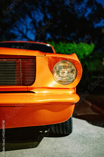 classic car headlight