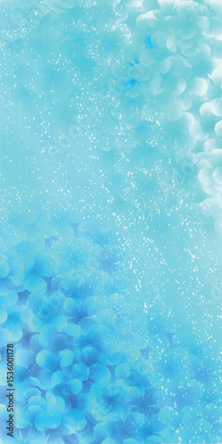 アジサイ　梅雨　花　背景	