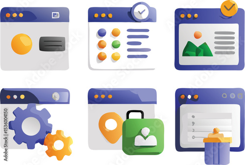Web Interface Icons Set