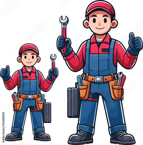 Cartoon of Technician