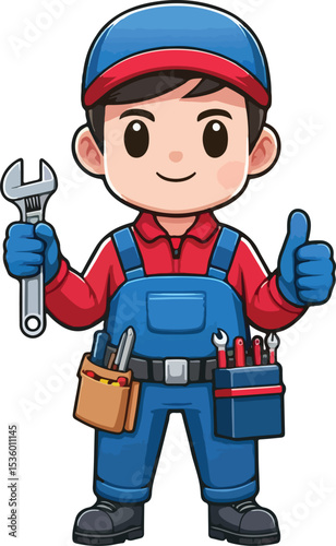 Cartoon of Technician